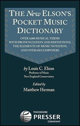 New Elson's Pocket Music Dictionary book cover